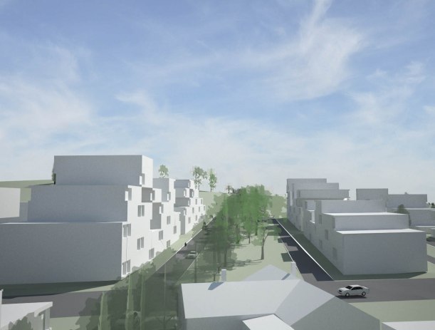 from south tower looking north